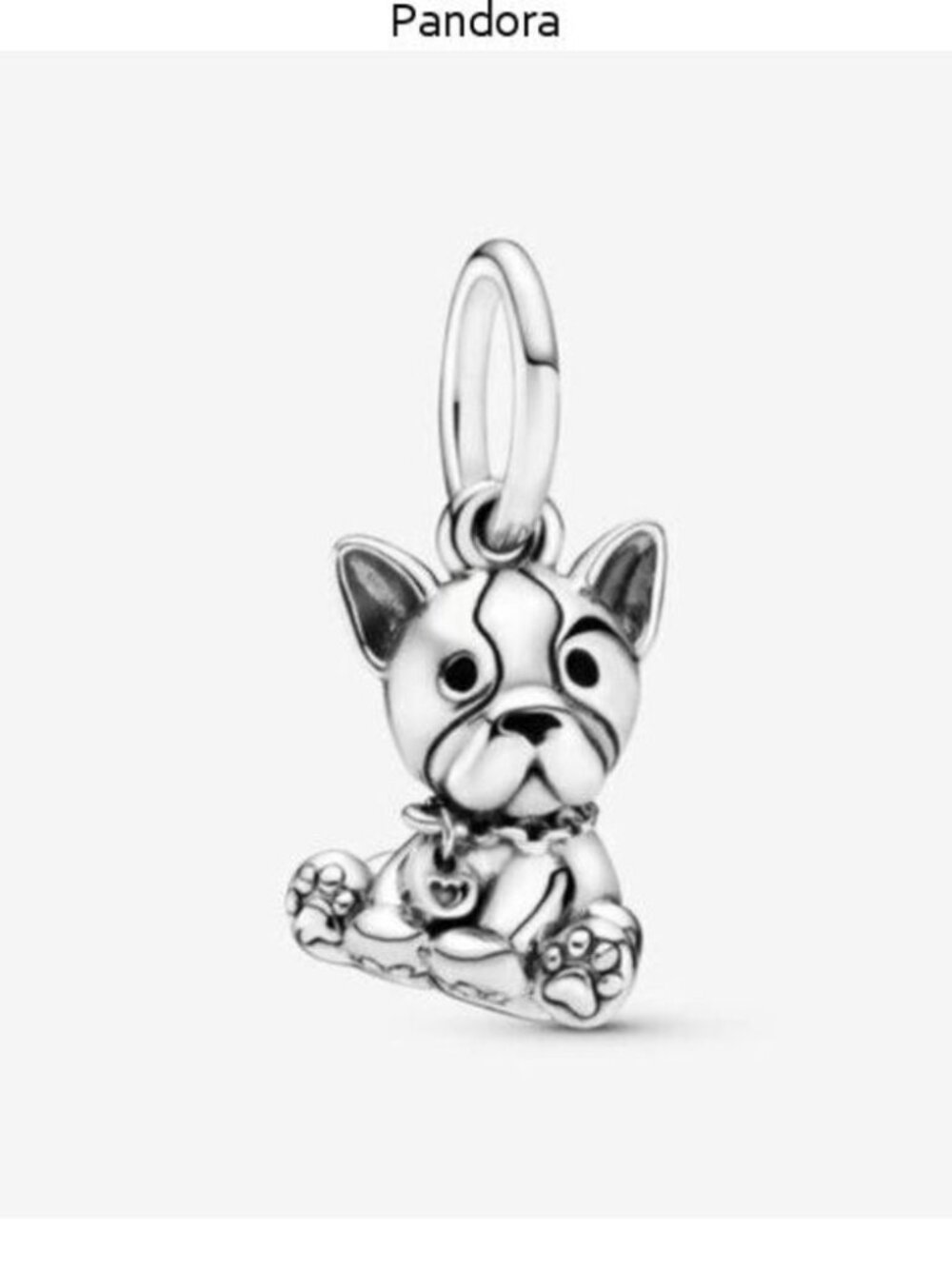 Pandora Bulldog Puppy Charm